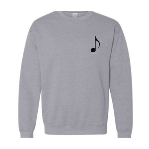 Music Note Sweatshirt, Music Lovers Hoodie, Music Note, Music Sweatshirt, Music Hoodie, Music Lover