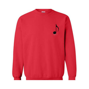 Music Note Sweatshirt, Music Lovers Hoodie, Music Note, Music Sweatshirt, Music Hoodie, Music Lover