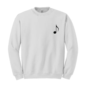 Music Note Sweatshirt, Music Lovers Hoodie, Music Note, Music Sweatshirt, Music Hoodie, Music Lover