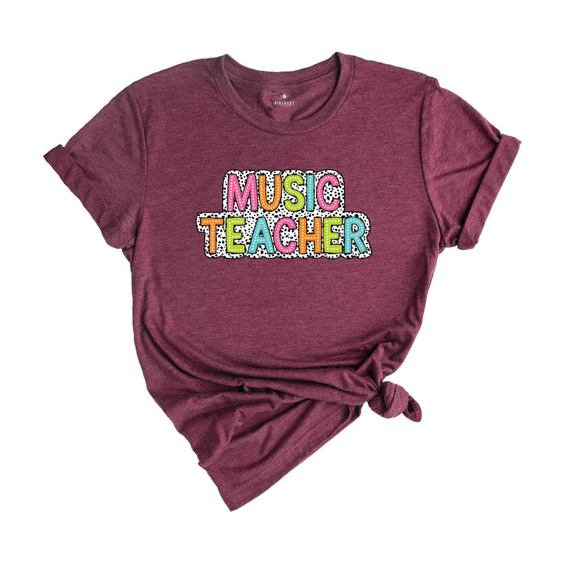 Music Teacher Shirt, Teacher Gift, Cute Teacher Shirt, Teacher Life Shirt, Teaching Shirt, Gift For Teacher, Back To School Shirt