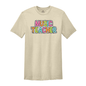 Music Teacher Shirt, Teacher Gift, Cute Teacher Shirt, Teacher Life Shirt, Teaching Shirt, Gift For Teacher, Back To School Shirt
