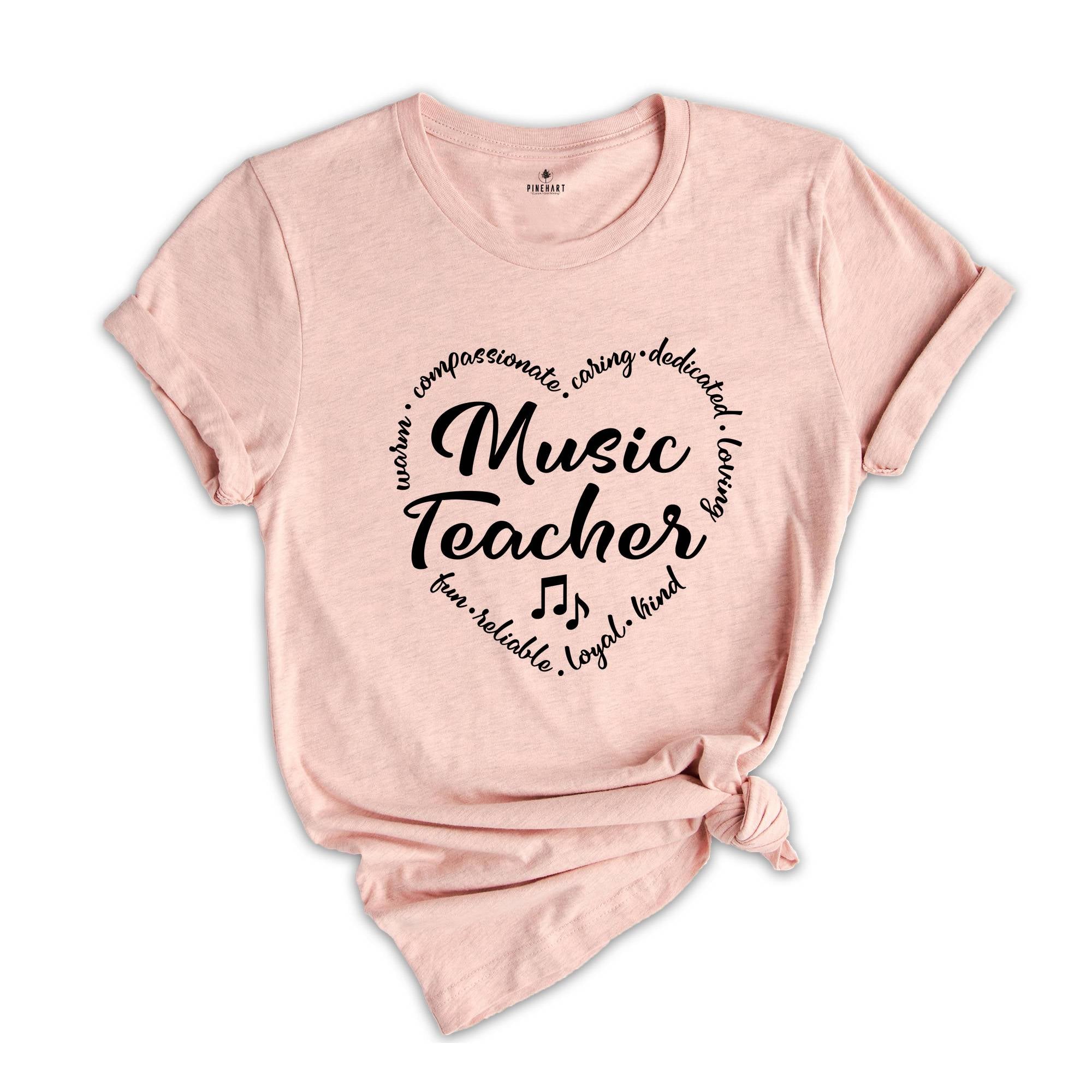 Music Teacher Shirt, Music Teacher Gift, Music Shirt, Musician Gift, Orchestra Shirt, Teacher Shirt, Piano Teacher Shirt, Musical Tee