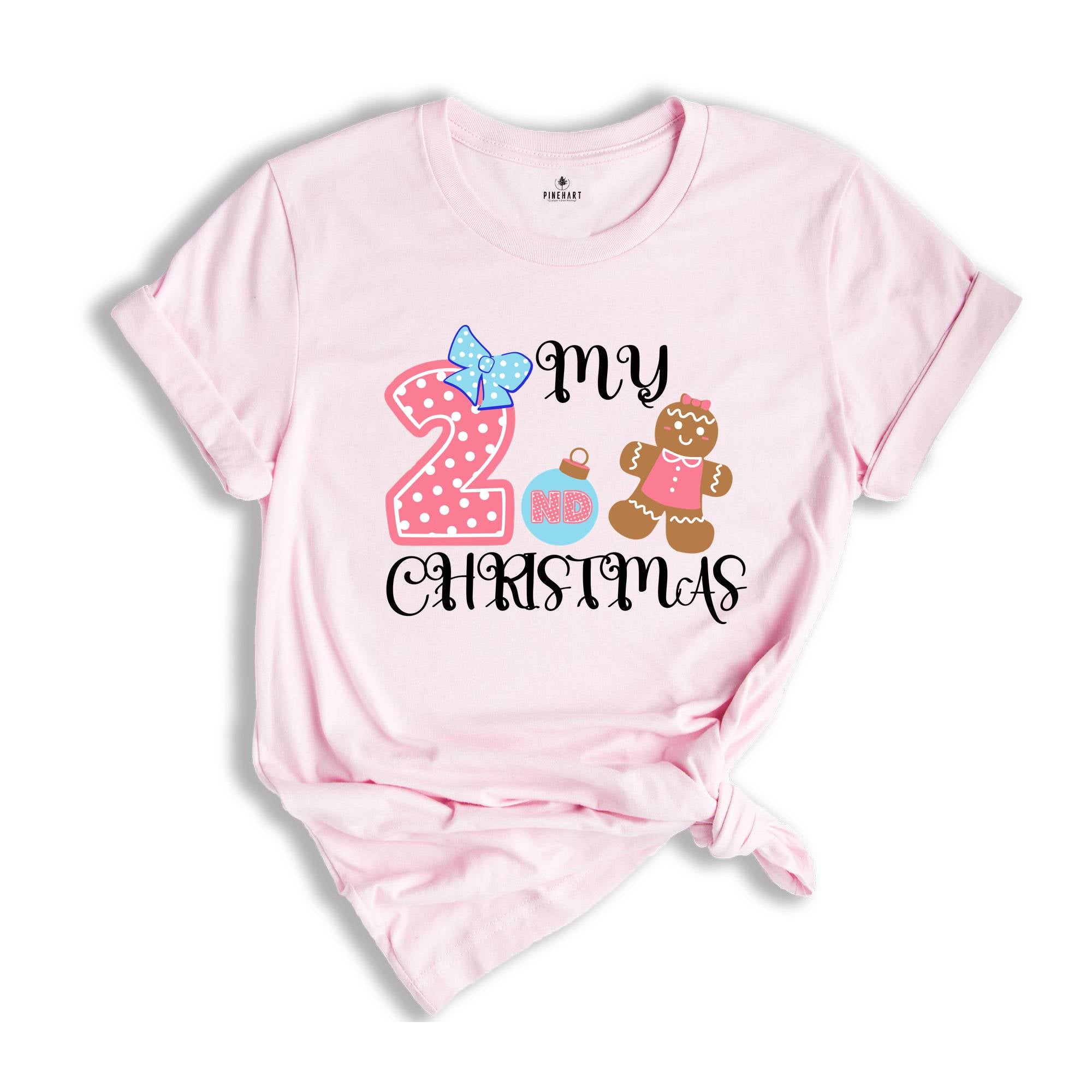 My 2nd Christmas Baby Bodysuit, Christmas Baby Onesie, Newborn Christmas Romper, Baby Christmas Gift, 2nd Christmas Gift