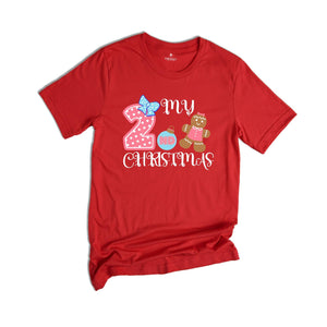 My 2nd Christmas Baby Bodysuit, Christmas Baby Onesie, Newborn Christmas Romper, Baby Christmas Gift, 2nd Christmas Gift