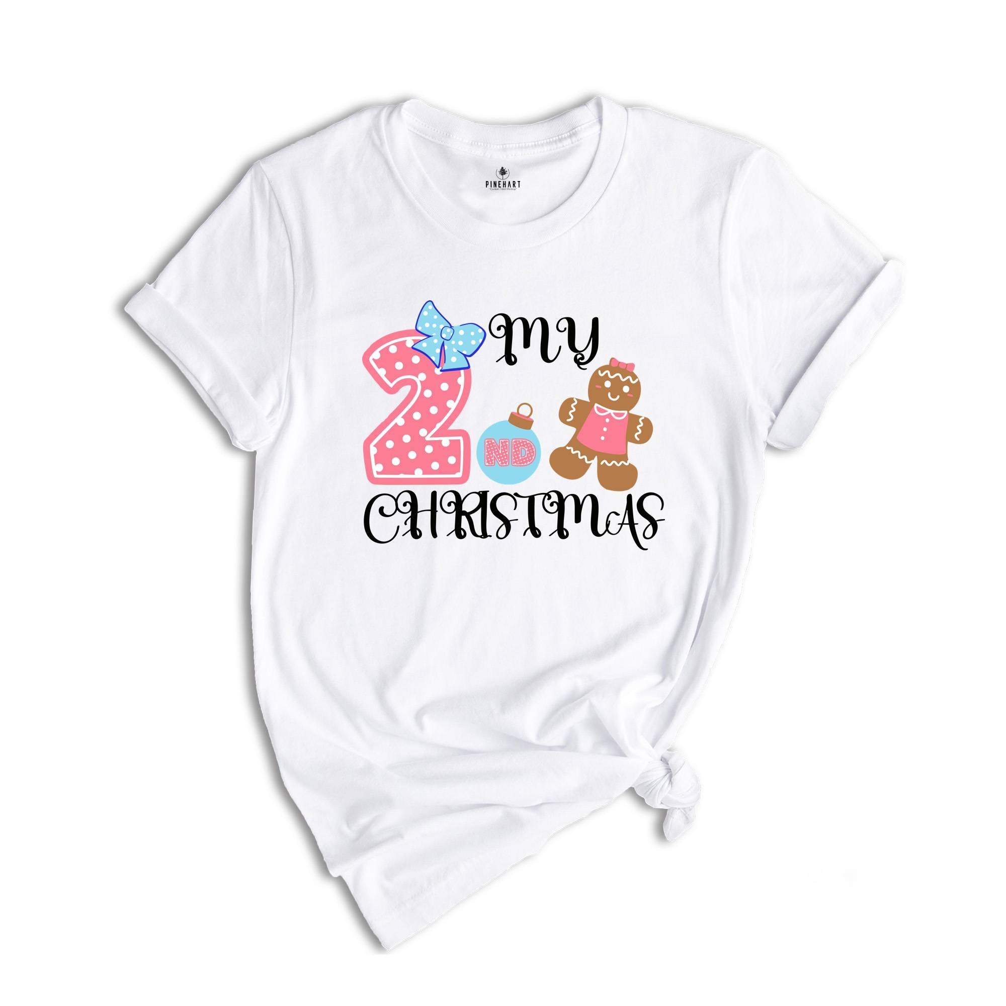 My 2nd Christmas Baby Bodysuit, Christmas Baby Onesie, Newborn Christmas Romper, Baby Christmas Gift, 2nd Christmas Gift