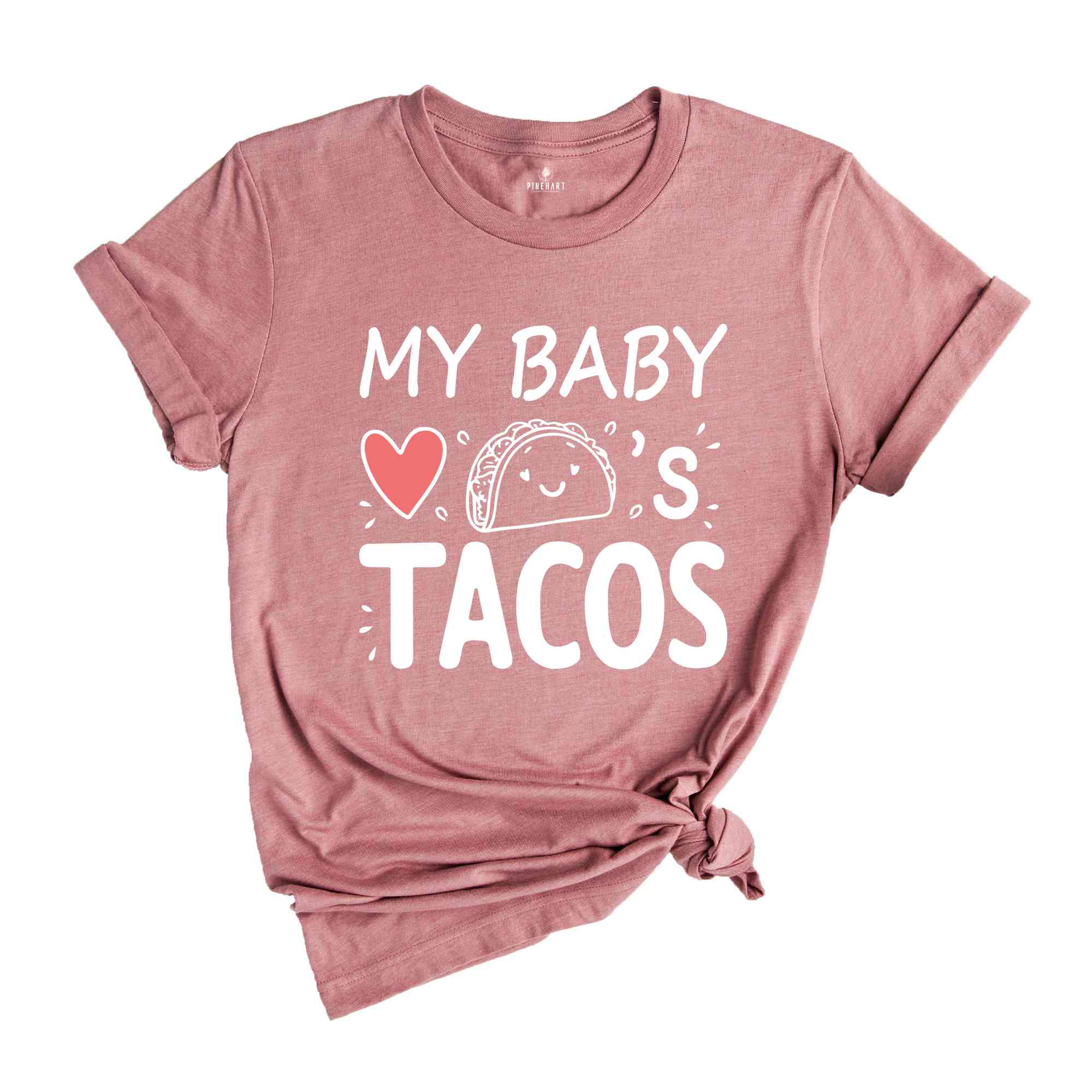 My Baby Loves Tacos Shirt, Funny Maternity Shirt, Cute Pregnant T Shirt, Taco T shirt, Pregnancy Reveal Shirt, Baby Announcement Shirt