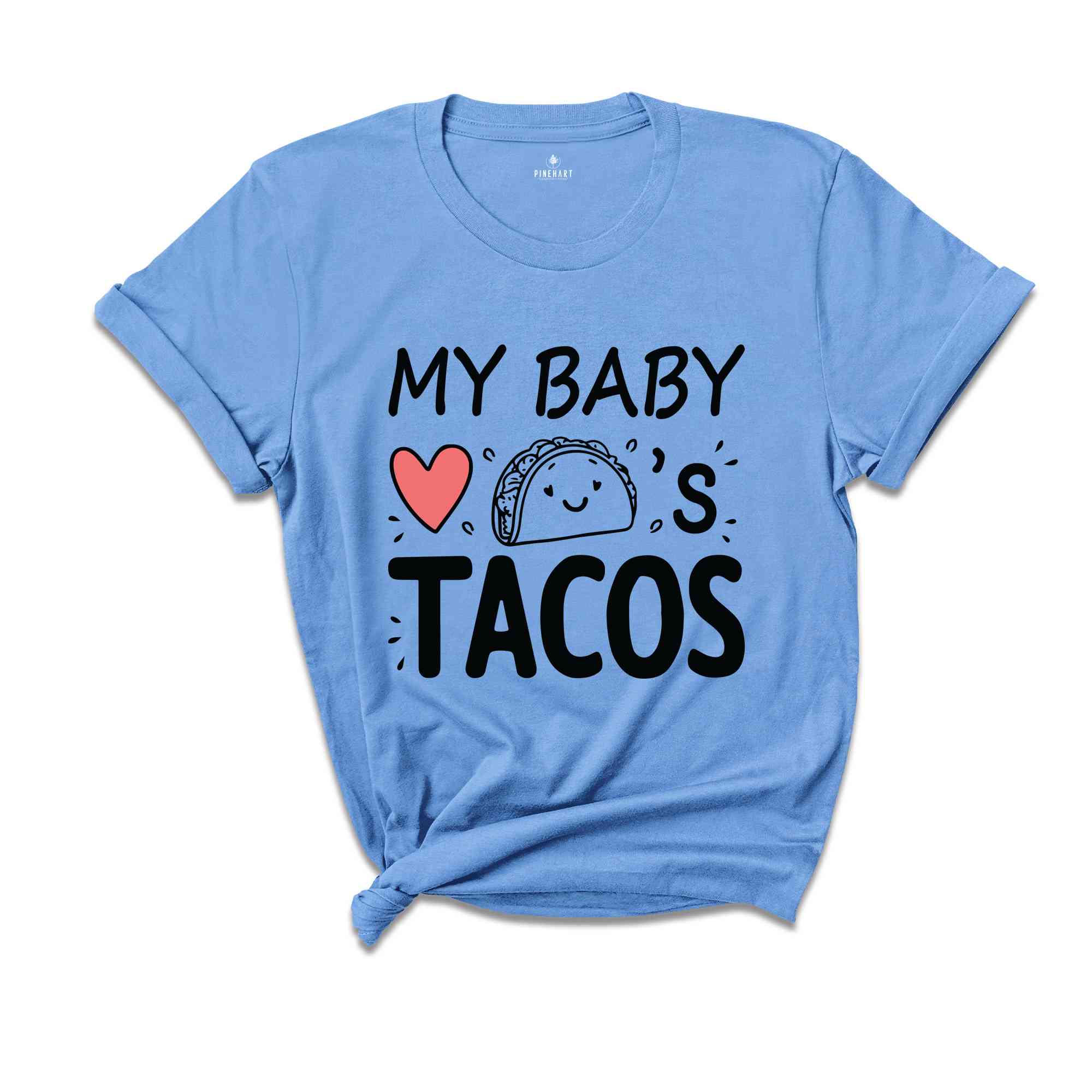 My Baby Loves Tacos Shirt, Funny Maternity Shirt, Cute Pregnant T Shirt, Taco T shirt, Pregnancy Reveal Shirt, Baby Announcement Shirt