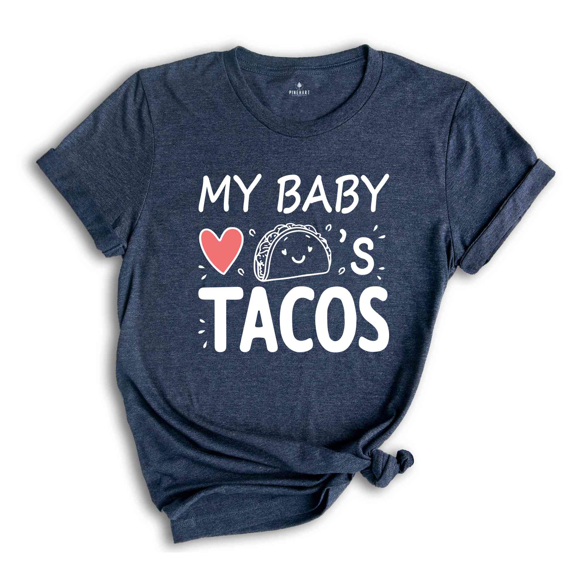 My Baby Loves Tacos Shirt, Funny Maternity Shirt, Cute Pregnant T Shirt, Taco T shirt, Pregnancy Reveal Shirt, Baby Announcement Shirt