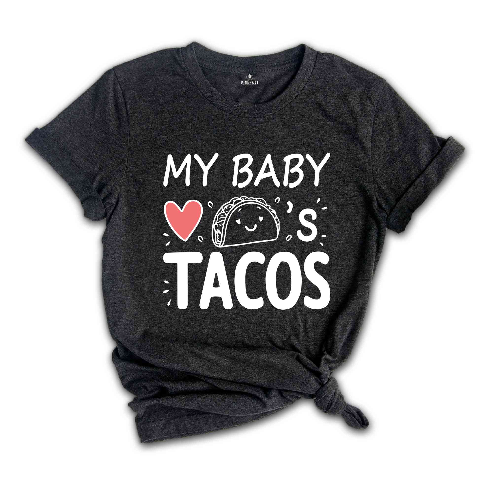 My Baby Loves Tacos Shirt, Funny Maternity Shirt, Cute Pregnant T Shirt, Taco T shirt, Pregnancy Reveal Shirt, Baby Announcement Shirt