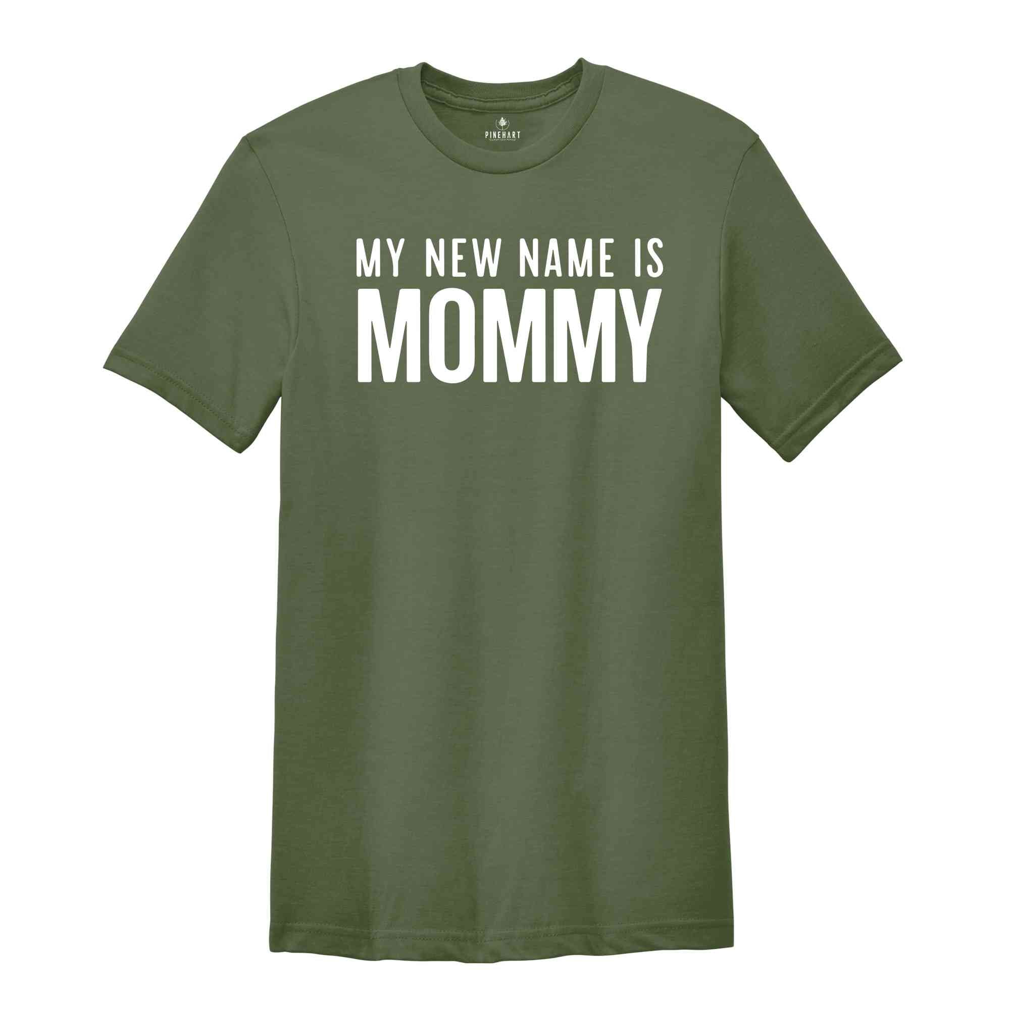My New Name Is Mommy T-Shirt, New Daddy Shirt, Baby Shower Shirts, Mommy and Daddy Shirt Set, New Parents Shirt, Baby Reveal Tee