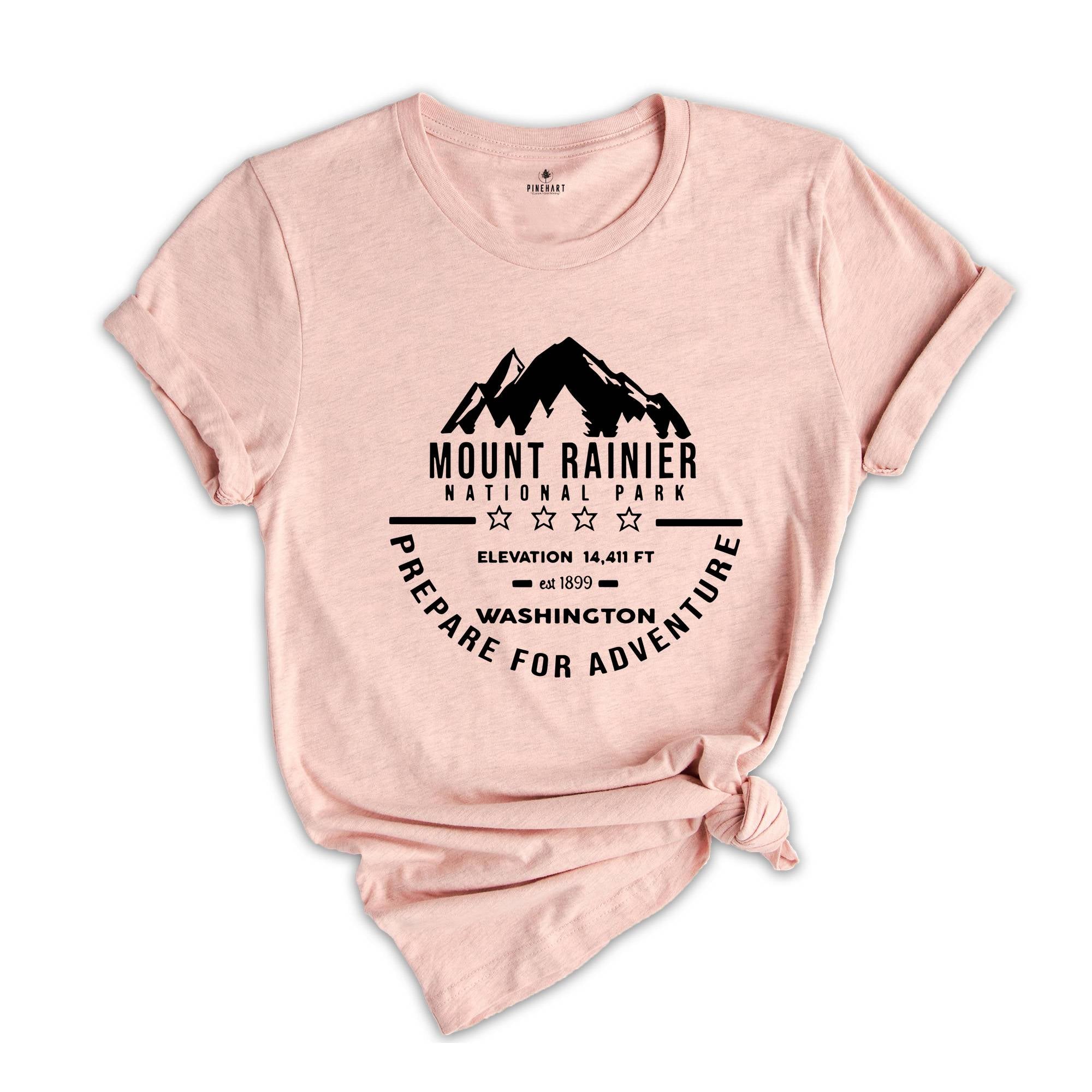 National Park Shirt, Mount Rainier Shirt, Mount Rainier Park Shirt, Mount Rainier Hiking Shirt, Mount Rainier Souvenir