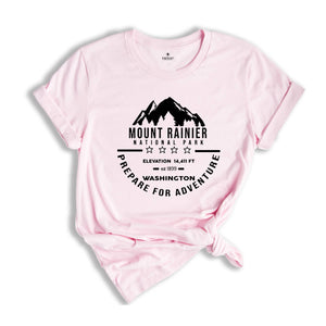 National Park Shirt, Mount Rainier Shirt, Mount Rainier Park Shirt, Mount Rainier Hiking Shirt, Mount Rainier Souvenir