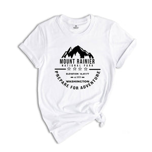National Park Shirt, Mount Rainier Shirt, Mount Rainier Park Shirt, Mount Rainier Hiking Shirt, Mount Rainier Souvenir