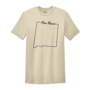 New Mexico State Shirt, The USA State Shirt, New Mexico USA Shirt, New Mexico Map Outline Shirt, US Outline Shirt, United States Shirt