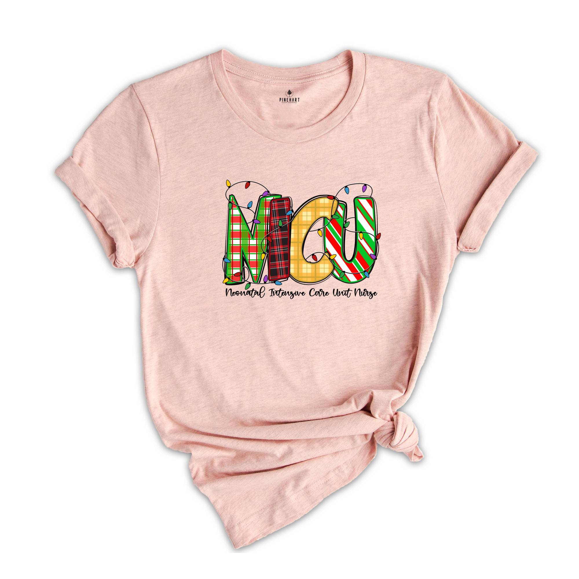 NICU Christmas Shirt, Neonatal Intensive Care Unit Nurse Tee, Christmas Gift ,NICU Nurse Shirt, Hospital Party Tee