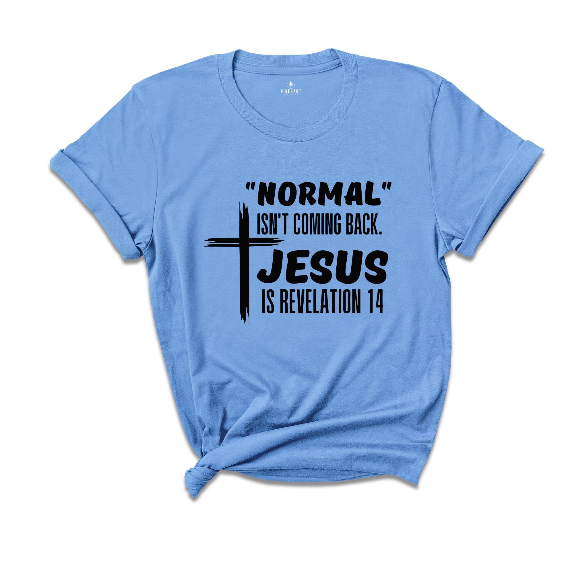 Normal Isn't Coming Back Shirt, Jesus Is Revelation Shirt, Jesus Shirt, Jesus Lover Shirt, Believer Gift, Religious Gift