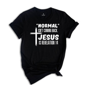 Normal Isn't Coming Back Shirt, Jesus Is Revelation Shirt, Jesus Shirt, Jesus Lover Shirt, Believer Gift, Religious Gift