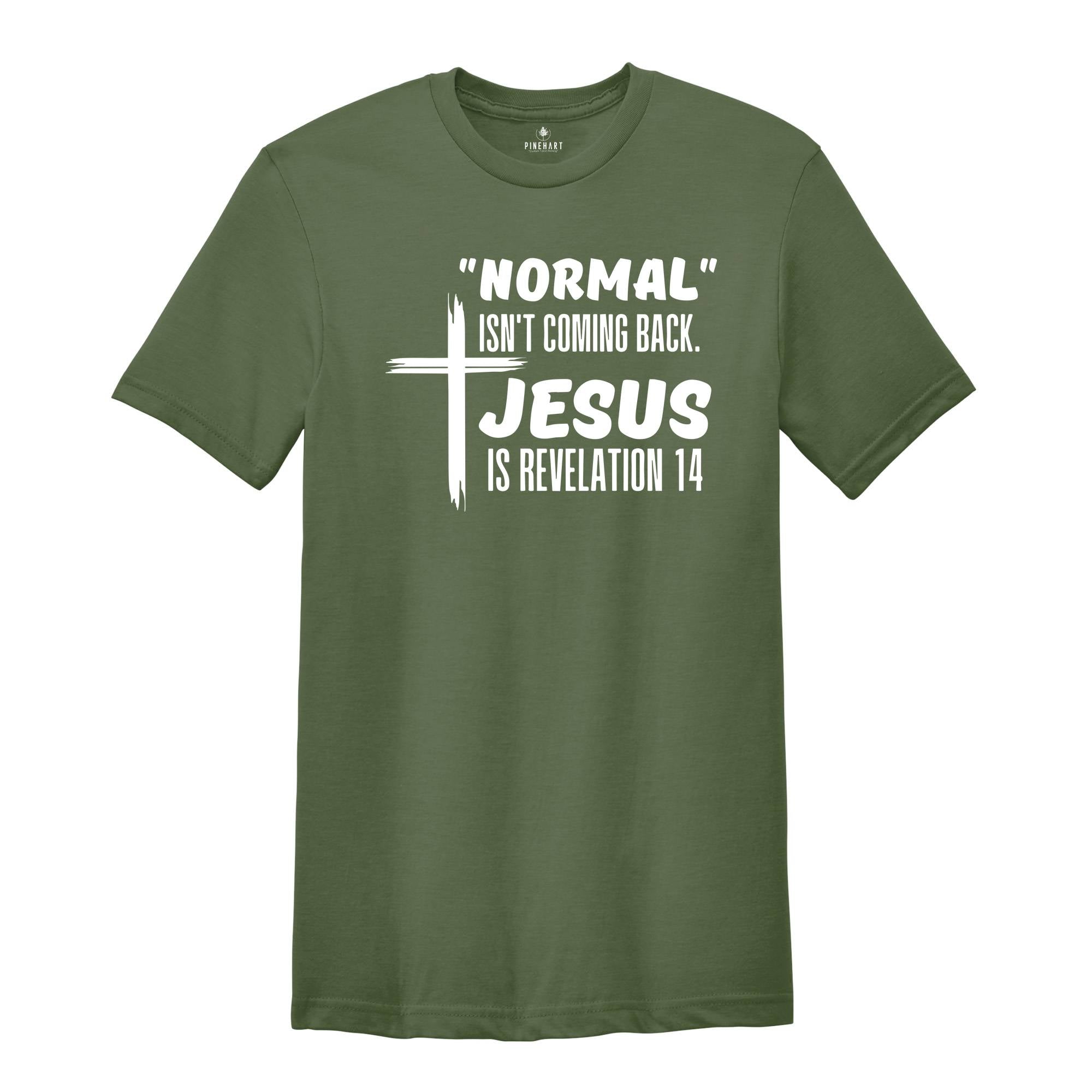 Normal Isn't Coming Back Shirt, Jesus Is Revelation Shirt, Jesus Shirt, Jesus Lover Shirt, Believer Gift, Religious Gift