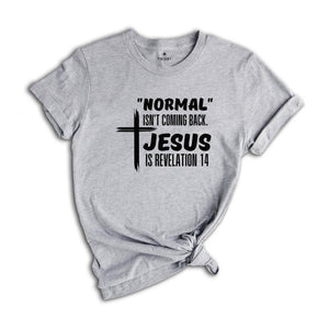 Normal Isn't Coming Back Shirt, Jesus Is Revelation Shirt, Jesus Shirt, Jesus Lover Shirt, Believer Gift, Religious Gift