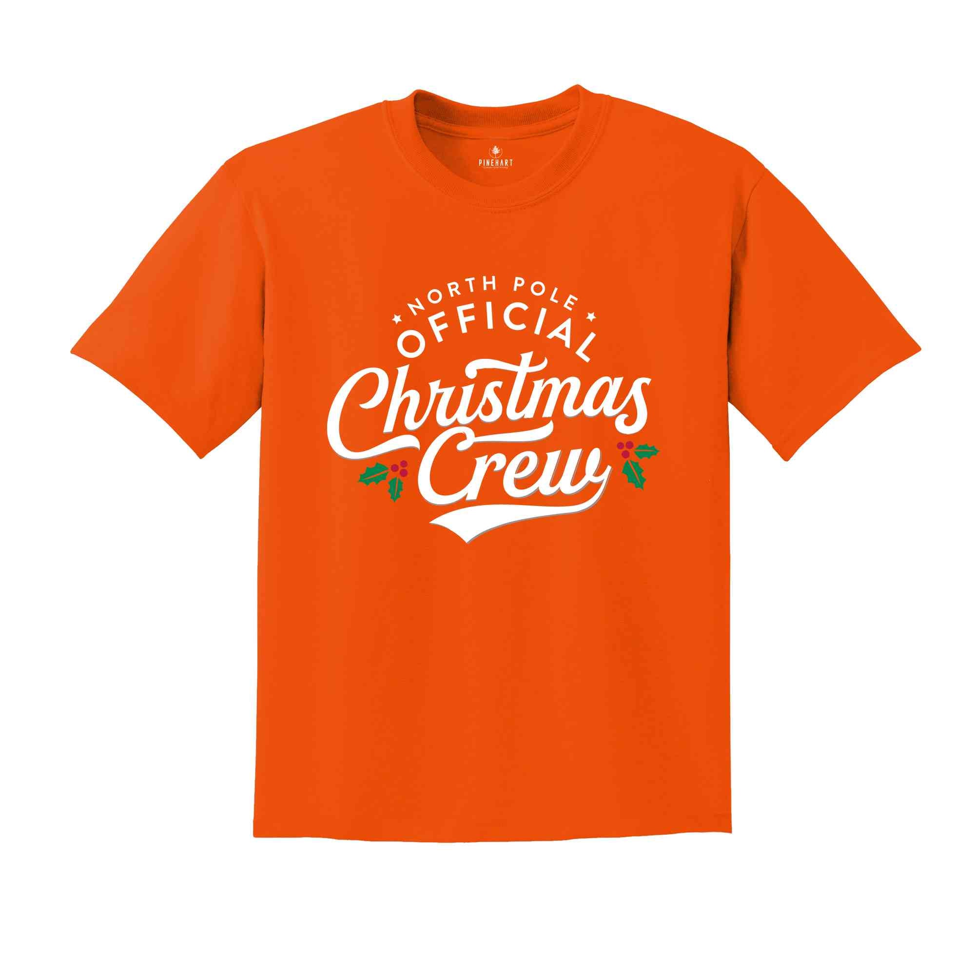 North Pole Official Christmas Crew Shirt, Christmas Family Shirt, Christmas Family Reunion, Matching Christmas Shirts