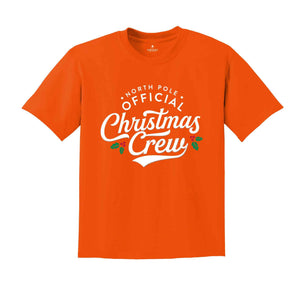 North Pole Official Christmas Crew Shirt, Christmas Family Shirt, Christmas Family Reunion, Matching Christmas Shirts
