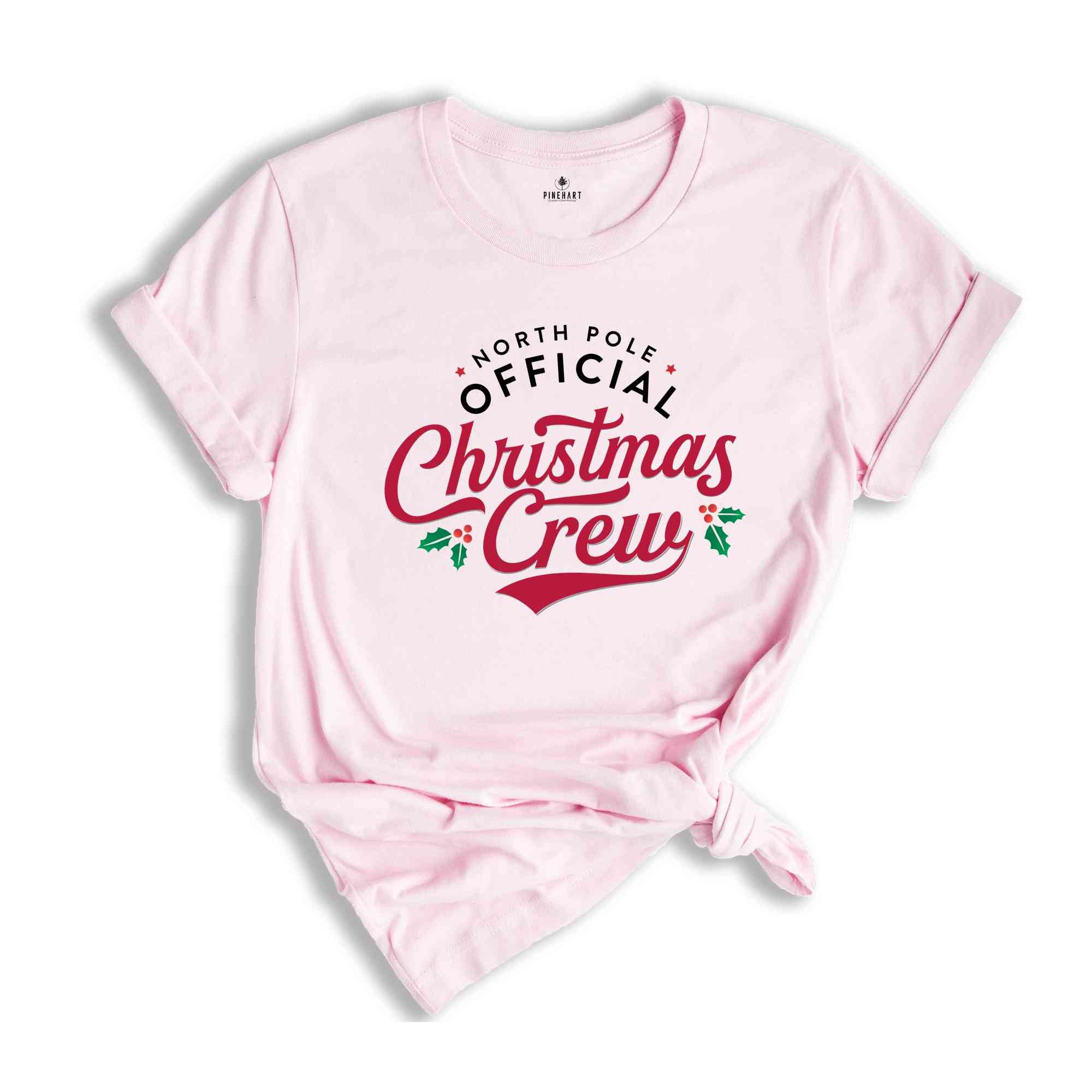 North Pole Official Christmas Crew Shirt, Christmas Family Shirt, Christmas Family Reunion, Matching Christmas Shirts