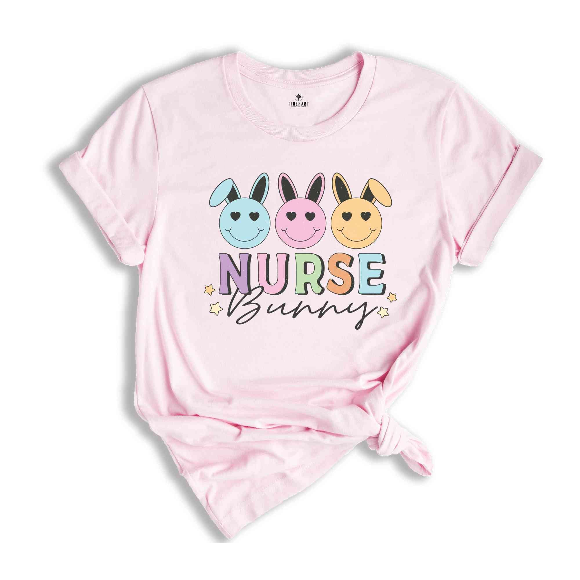 Nurse Bunny Shirt, Nurse Easter Shirt, Easter Gift For Nurse, Easter Nurse Shirt, Gift For Nurse, Happy Easter Day, Cute Easter Shirt