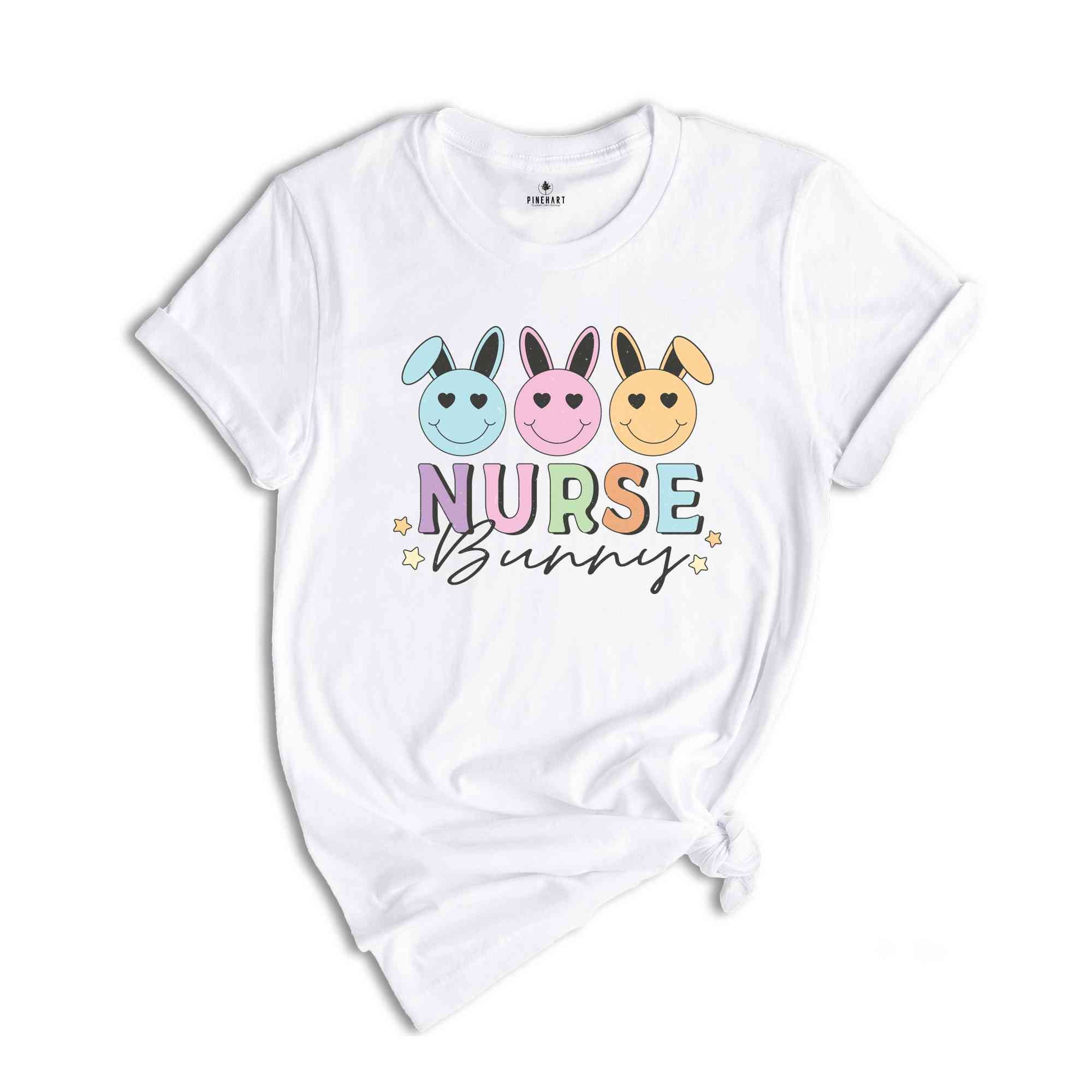 Nurse Bunny Shirt, Nurse Easter Shirt, Easter Gift For Nurse, Easter Nurse Shirt, Gift For Nurse, Happy Easter Day, Cute Easter Shirt