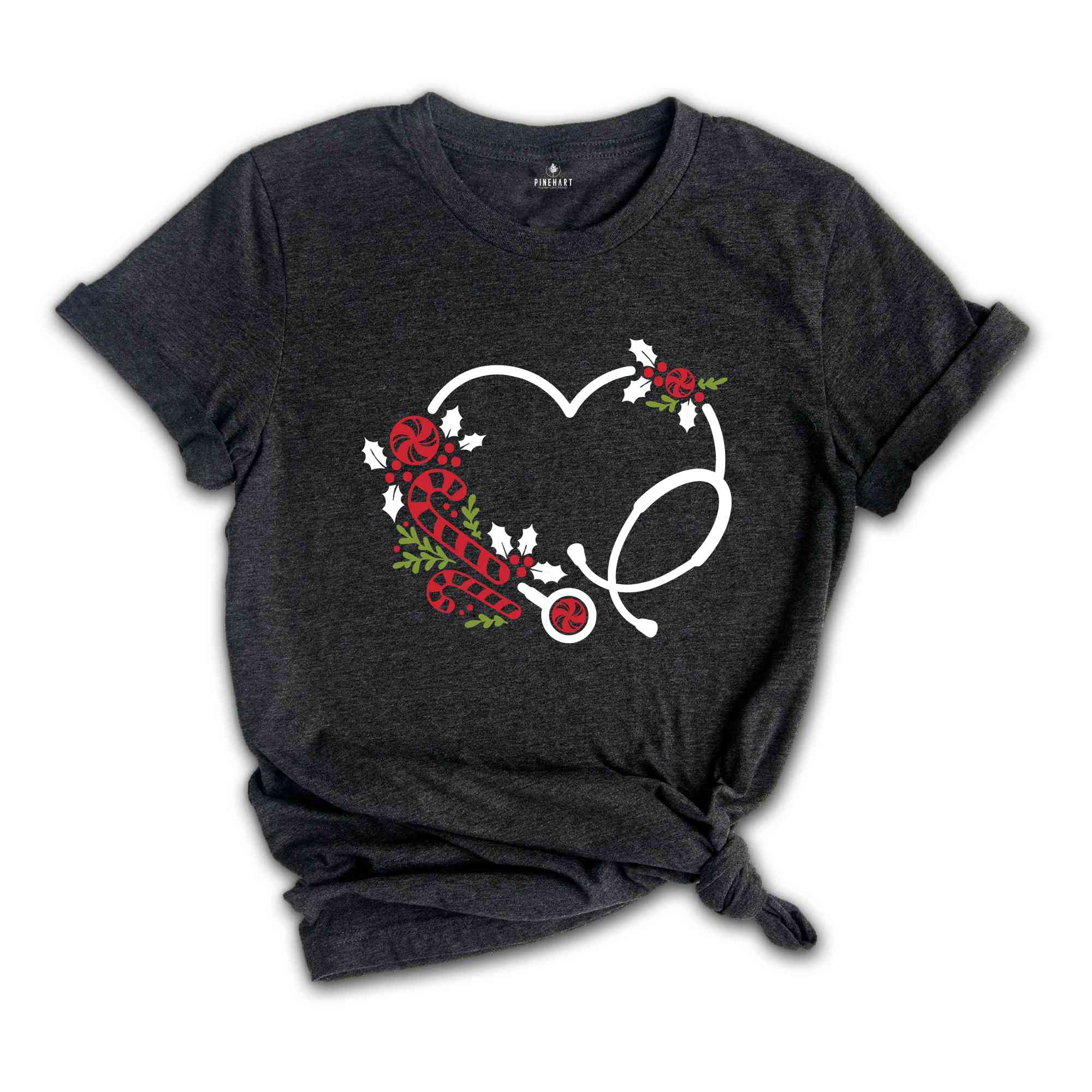 Nurse Christmas Shirt, 2026 Nurse Tee, Stethoscope Heart Shirt, Registered Nurse Tees, Christmas Gift for Nurse, Nursing School Shirt