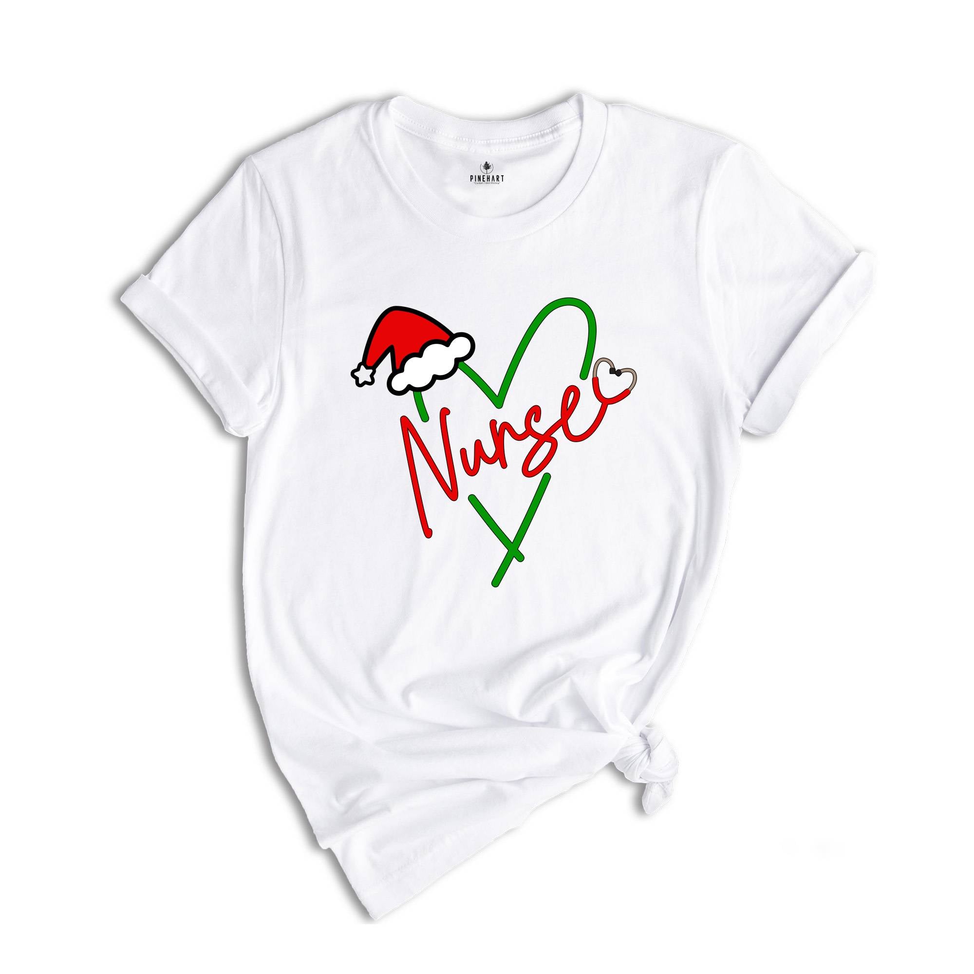 Nurse Christmas Shirt, Nurse Heart T-Shirt, Xmas Nurse Shirt, Nurse Christmas Party, Holiday Shirt, Funny Nurse Shirt