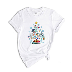 Nurse Christmas Tree Shirt, Nurse Matching Gift, Christmas Nurse Tee, Stethoscope Tree Shirt, Nursing Shirt, Christmas Gift For Nurse