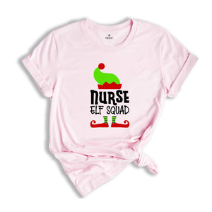 Nurse Elf Christmas Shirt, Christmas Nursing Shirt, Nurse Christmas Shirt, Nursing Shirt, Nurse Shirt, Elf Shirt, Santa Elf Shirt, Elf Tee