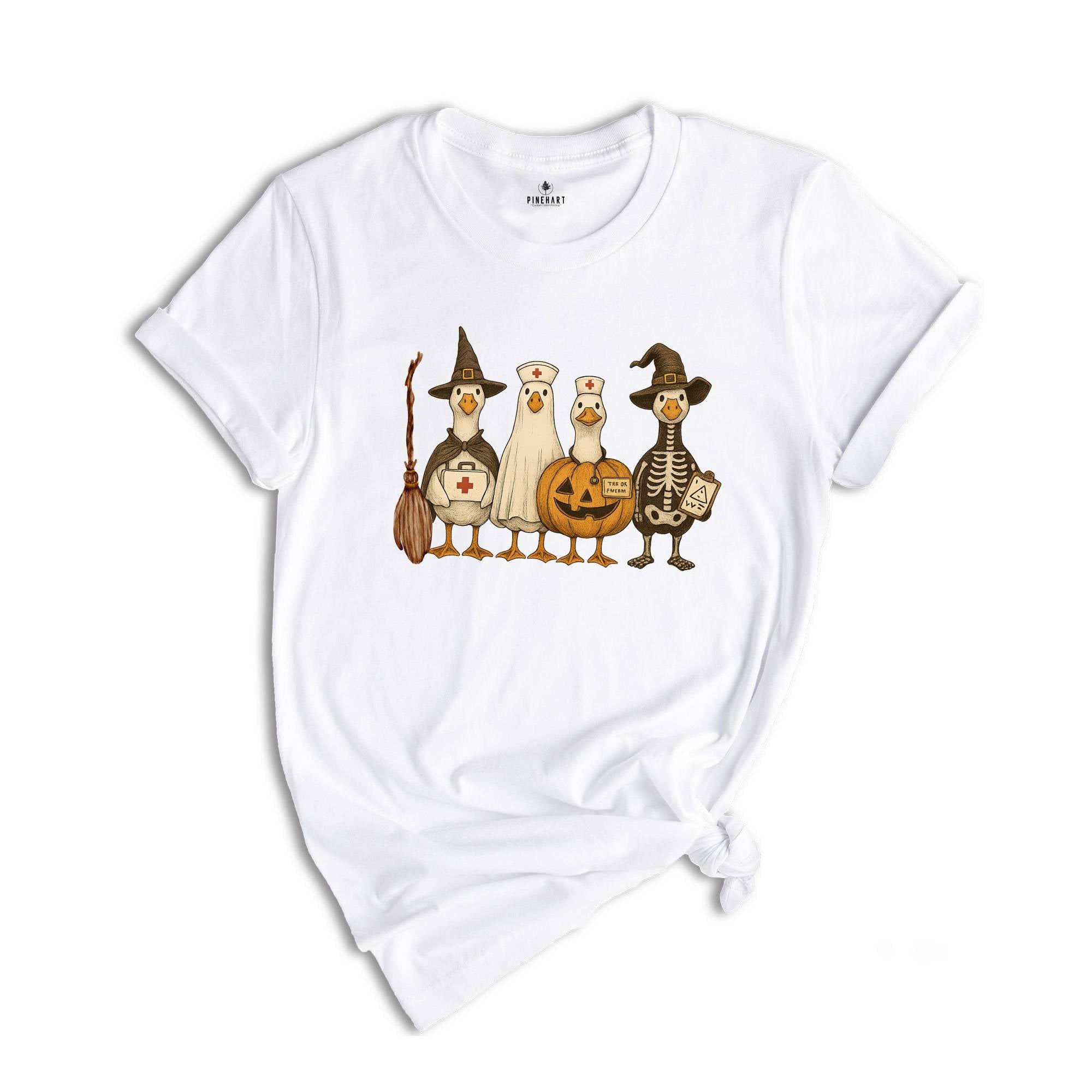 Nurse Halloween Registered Silly Goose Shirt, On Duty Nurse Group Shirt, Halloween Day Tee, Emergency Room Med Surg Nurse Tee