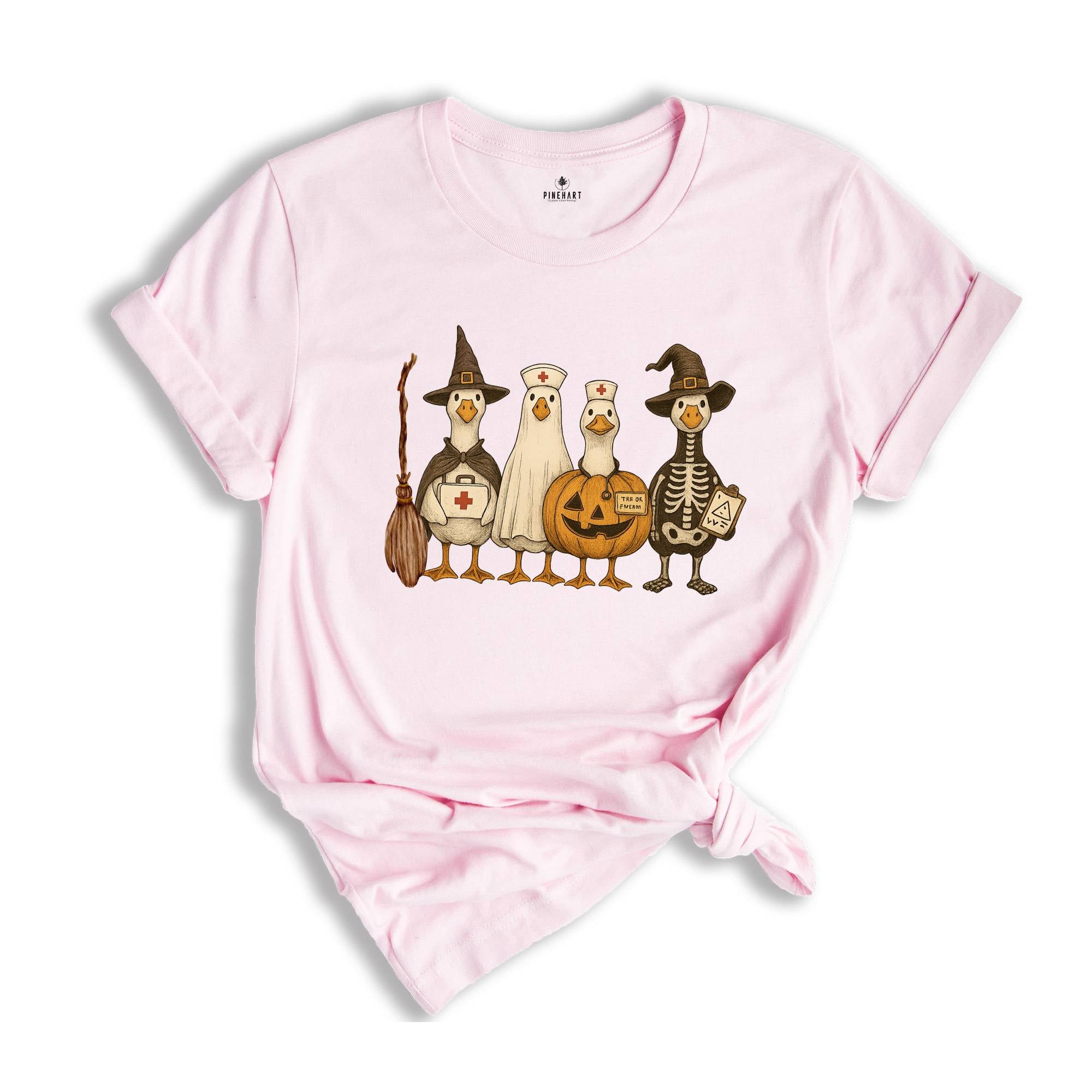 Nurse Halloween Registered Silly Goose Shirt, On Duty Nurse Group Shirt, Halloween Day Tee, Emergency Room Med Surg Nurse Tee