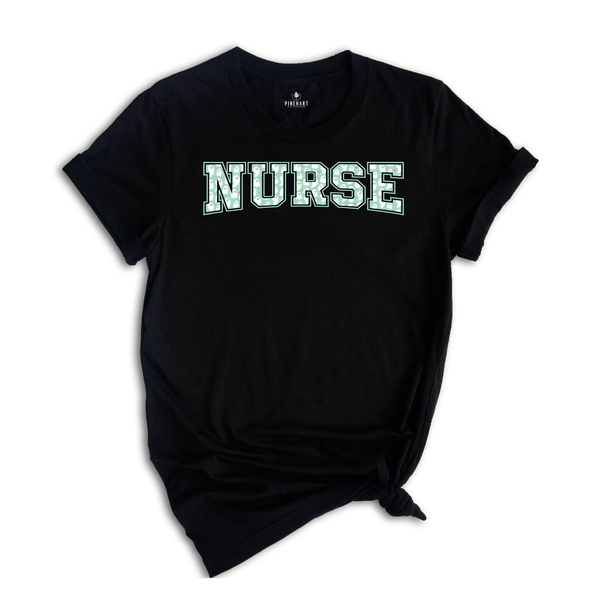 Nurse Halloween Shirt, Halloween Nurse Shirt, Spooky Nurse, Fall Nurse Crewneck, Ghost Nurse T-shirt, Halloween Nursing Tee
