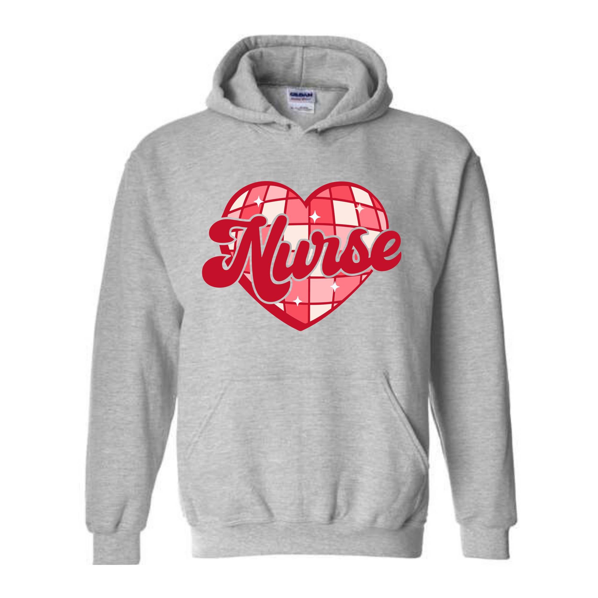 Nurse Valentine Sweatshirt, Valentines Nurse Sweatshirt, Valentine Day, Retro Valentines Heart, Nurse Sweatshirt, Nurse Valentine