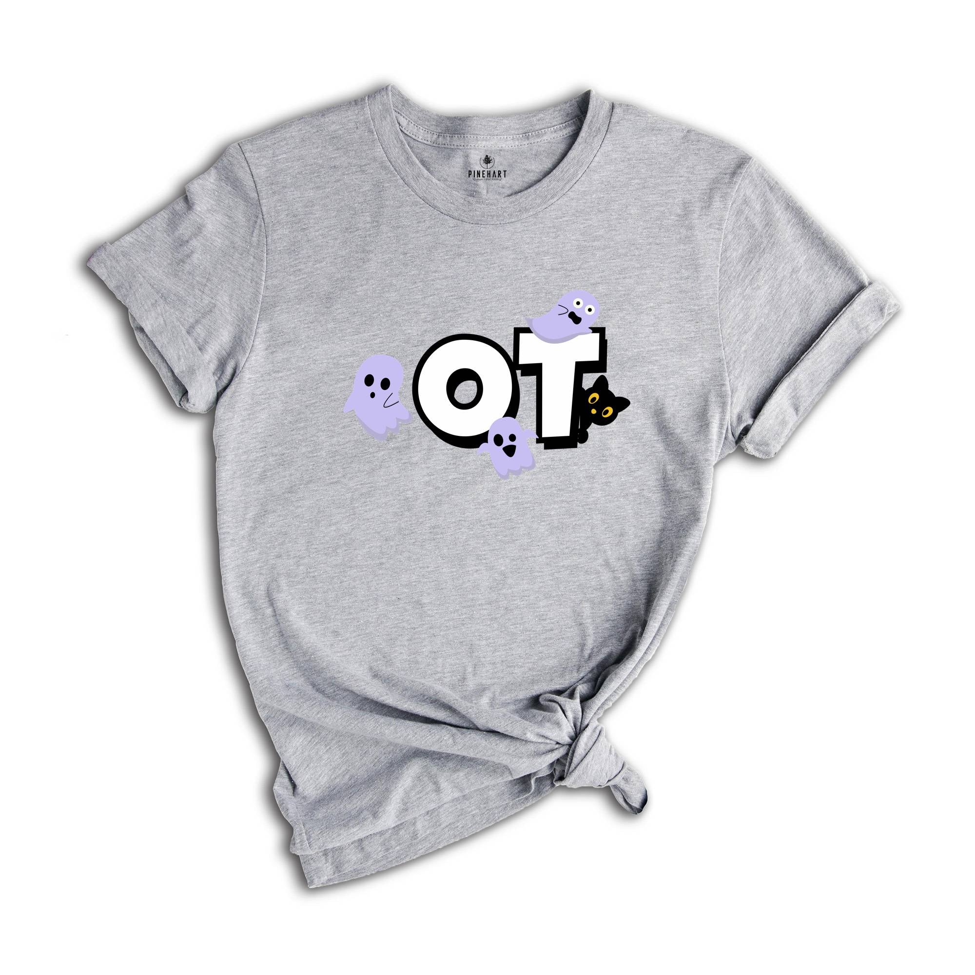 Occuaptional Therapy Halloween Shirt, Halloween OT Shirt, Spooky Occupational Therapist Shirt, Occupational Therapy Ghost Tshirt