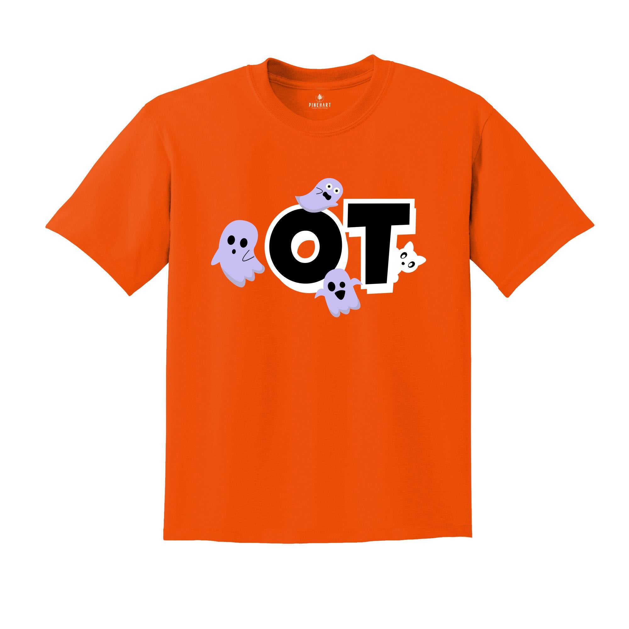 Occuaptional Therapy Halloween Shirt, Halloween OT Shirt, Spooky Occupational Therapist Shirt, Occupational Therapy Ghost Tshirt