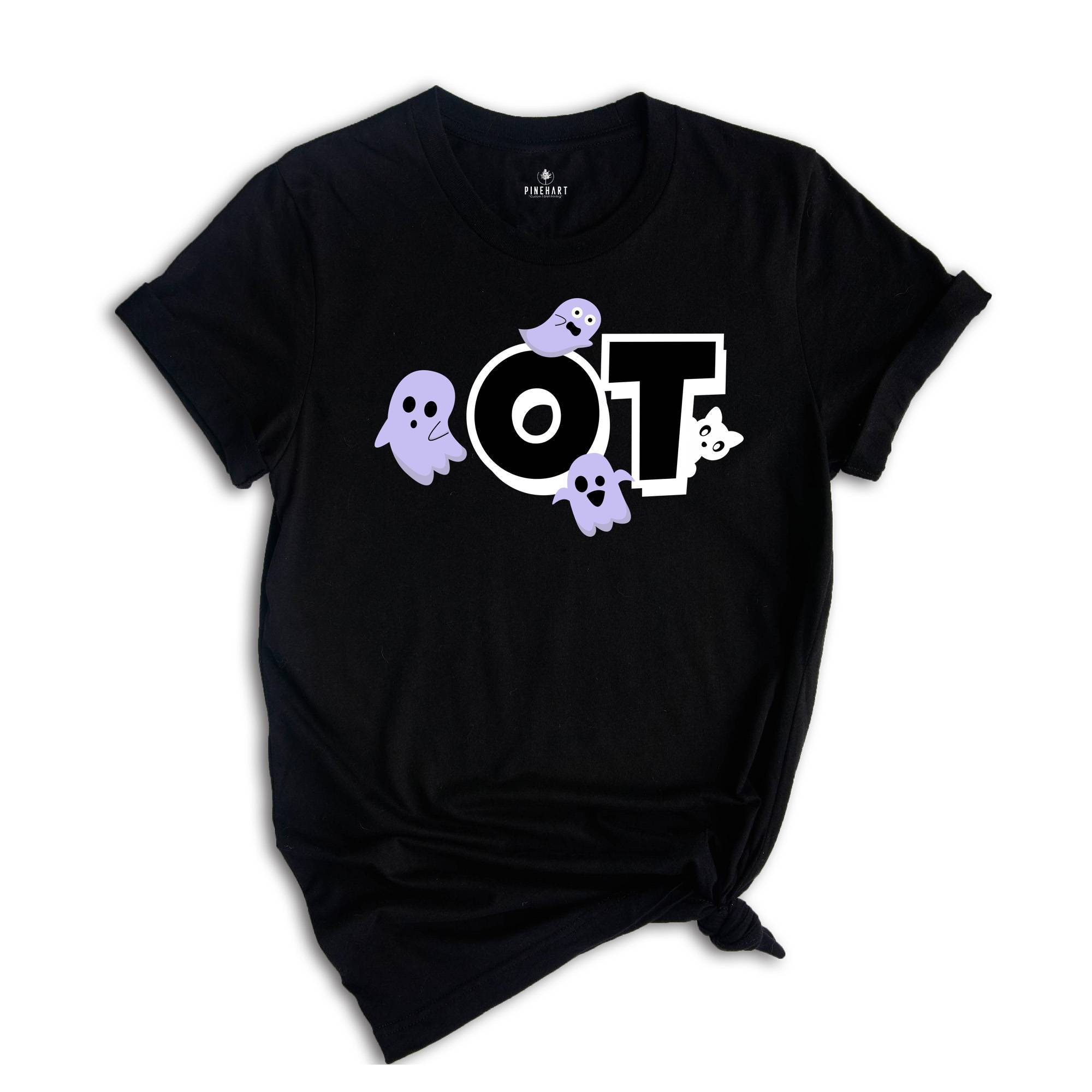 Occuaptional Therapy Halloween Shirt, Halloween OT Shirt, Spooky Occupational Therapist Shirt, Occupational Therapy Ghost Tshirt