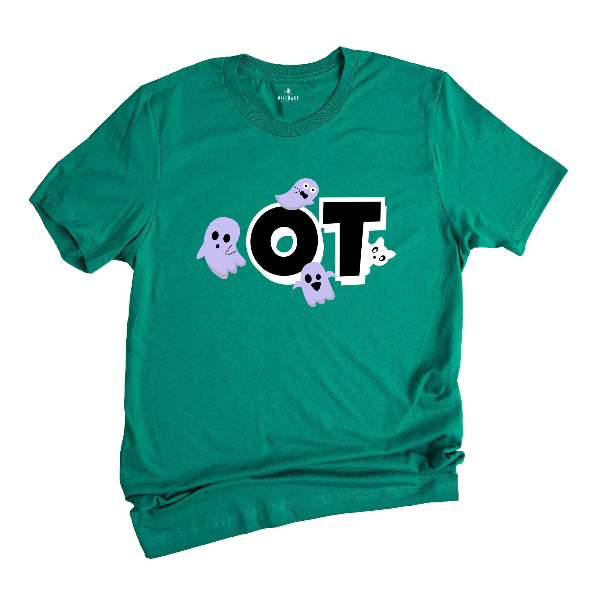 Occuaptional Therapy Halloween Shirt, Halloween OT Shirt, Spooky Occupational Therapist Shirt, Occupational Therapy Ghost Tshirt