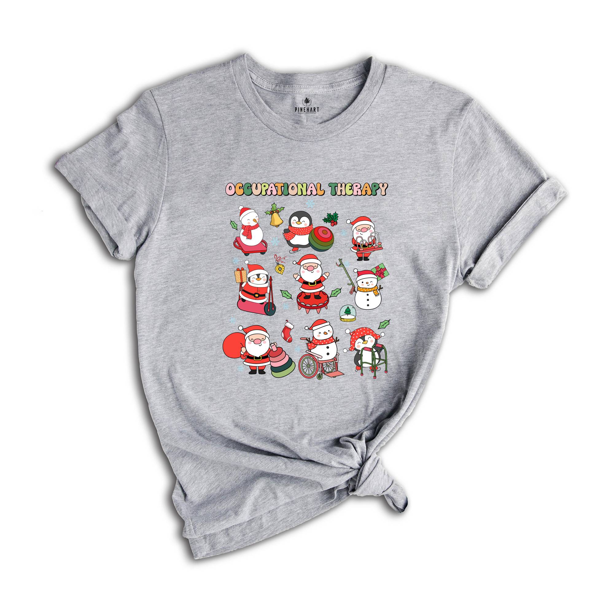Occupational Therapist Christmas Shirt, Santa's Favorite OT Shirt, Occupational Therapist Shirt