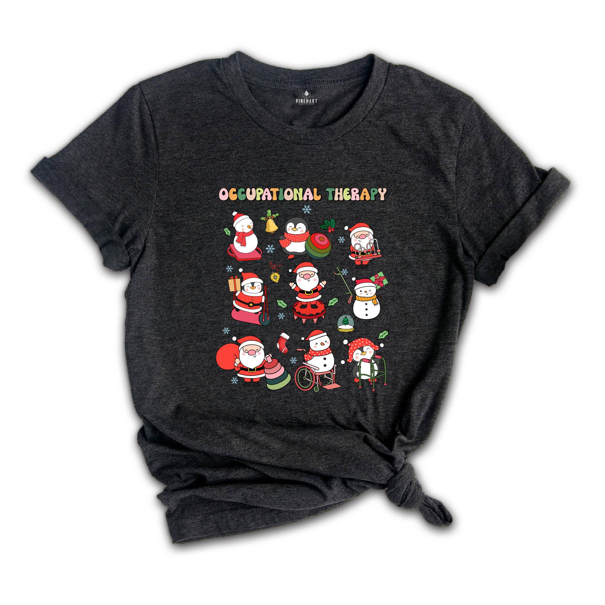 Occupational Therapist Christmas Shirt, Santa's Favorite OT Shirt, Occupational Therapist Shirt