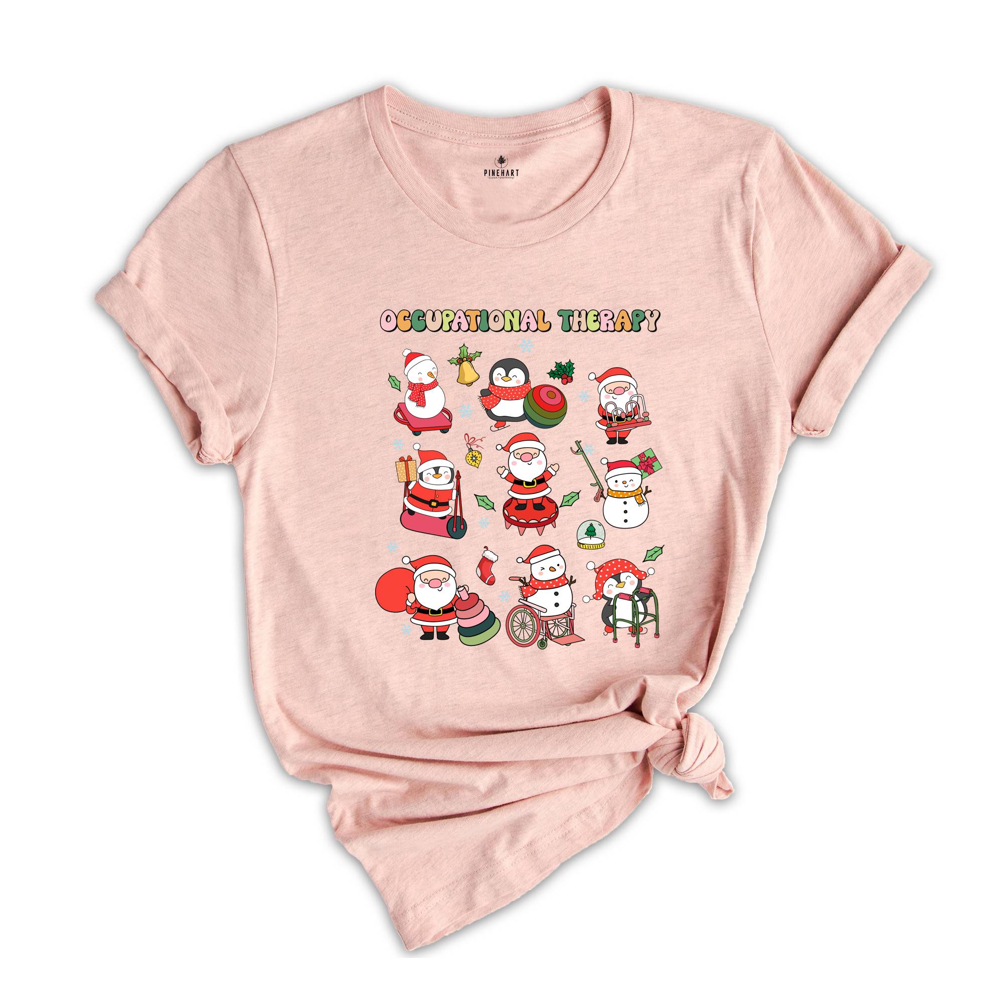 Occupational Therapist Christmas Shirt, Santa's Favorite OT Shirt, Occupational Therapist Shirt