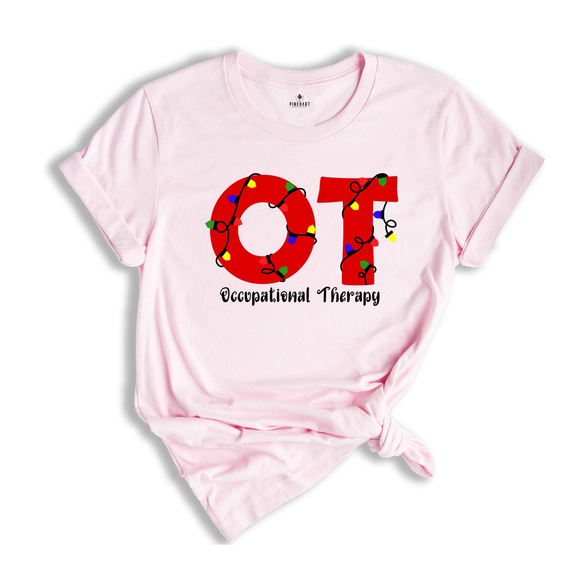 Occupational Therapy Christmas Shirt, OT Christmas T-Shirt, Santa's Favorite Occupational Therapist Tee, OT Christmas Gifts