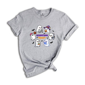 Occupational Therapy Halloween Shirt, Halloween OT Shirt, Occupational Therapist Gift, Occupational Ghost Shirt,Spooky OT Shirt,OT Squad Tee