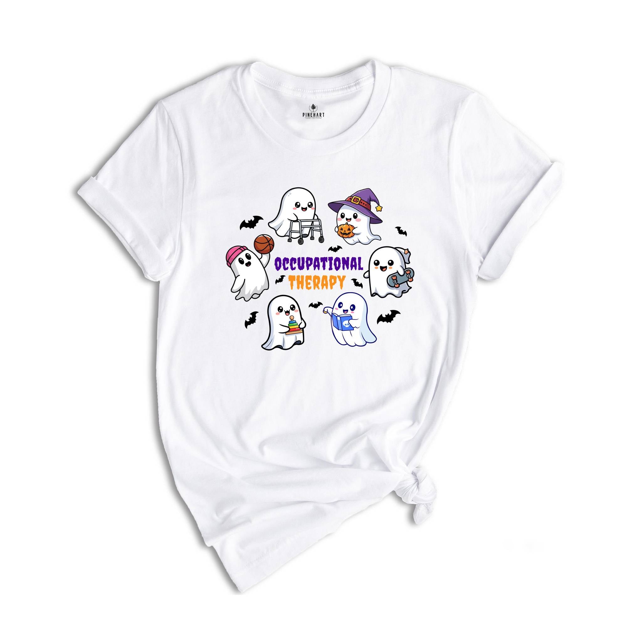 Occupational Therapy Halloween Shirt, Halloween OT Shirt, Occupational Therapist Gift, Occupational Ghost Shirt,Spooky OT Shirt,OT Squad Tee