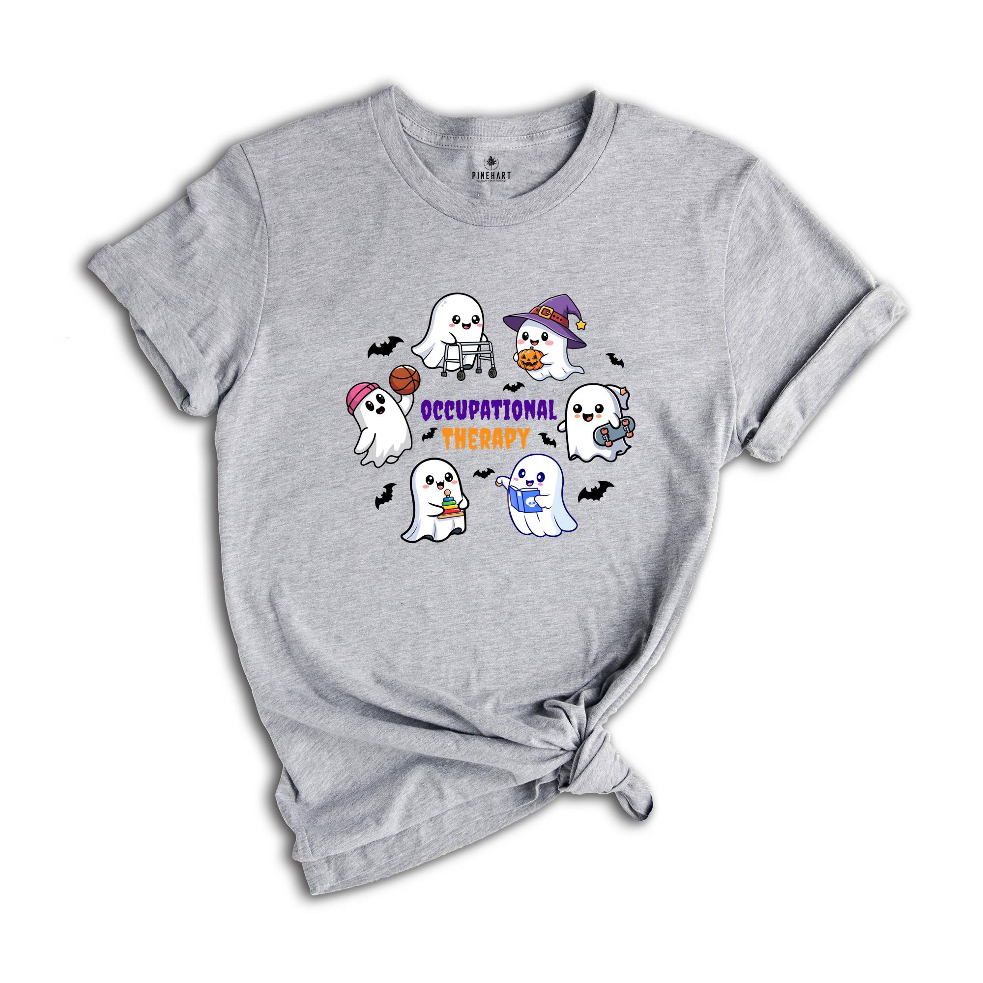 Occupational Therapy Halloween Shirt, Halloween OT Shirt, Occupational Therapist Gift, Occupational Ghost Shirt,Spooky OT Shirt,OT Squad Tee