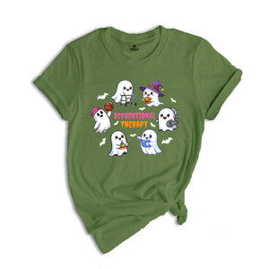Occupational Therapy Halloween Shirt, Halloween OT Shirt, Occupational Therapist Gift, Occupational Ghost Shirt,Spooky OT Shirt,OT Squad Tee