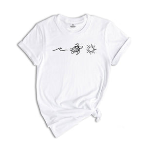 Ocean Turtle Sun Summer Shirt, Beach Bum Shirt, Beach Shirt, Sea Shirt, Summer Shirt, Cute Mom Shirt, Sun Shirt, Mama Shirt