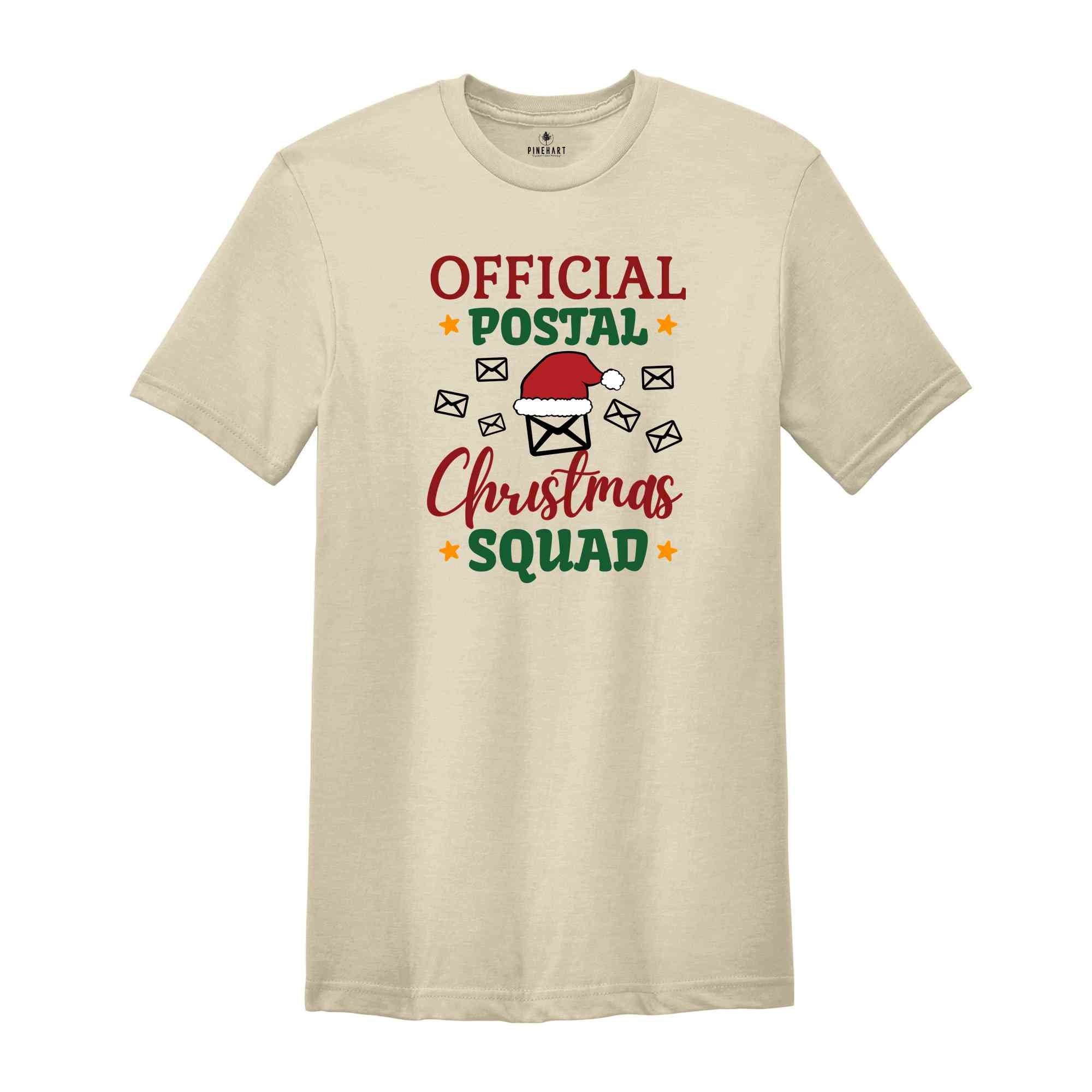 Official Christmas Postal Crew, Holiday Worker Shirt
